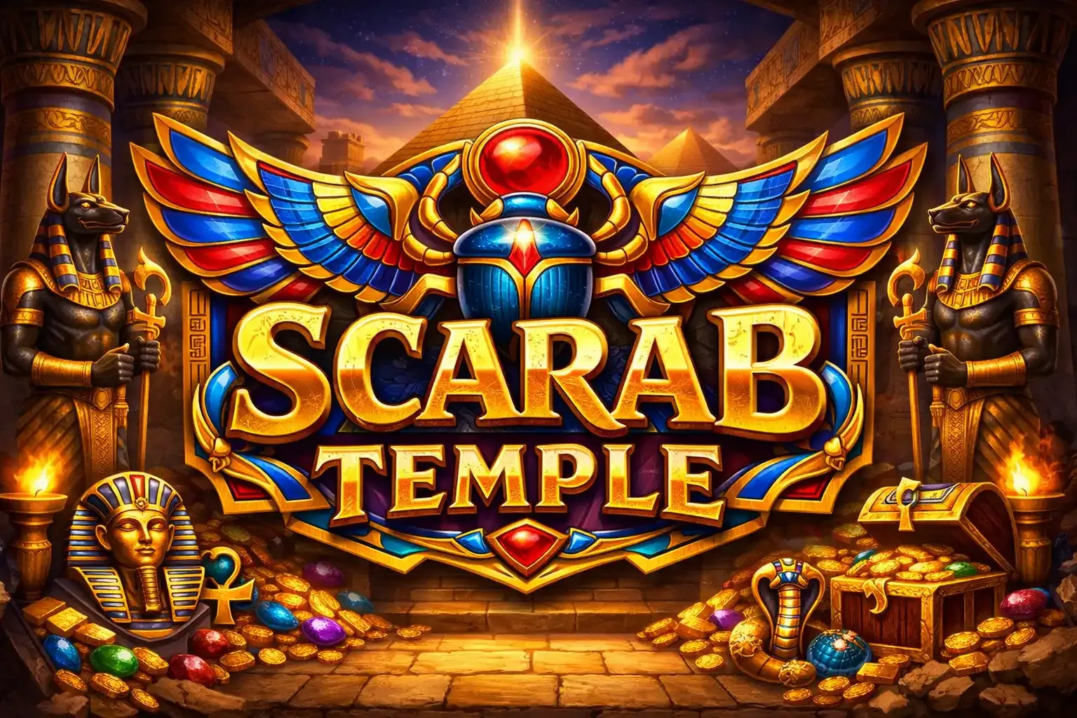 Misir temalı slotlarda 15 pulsuz spin