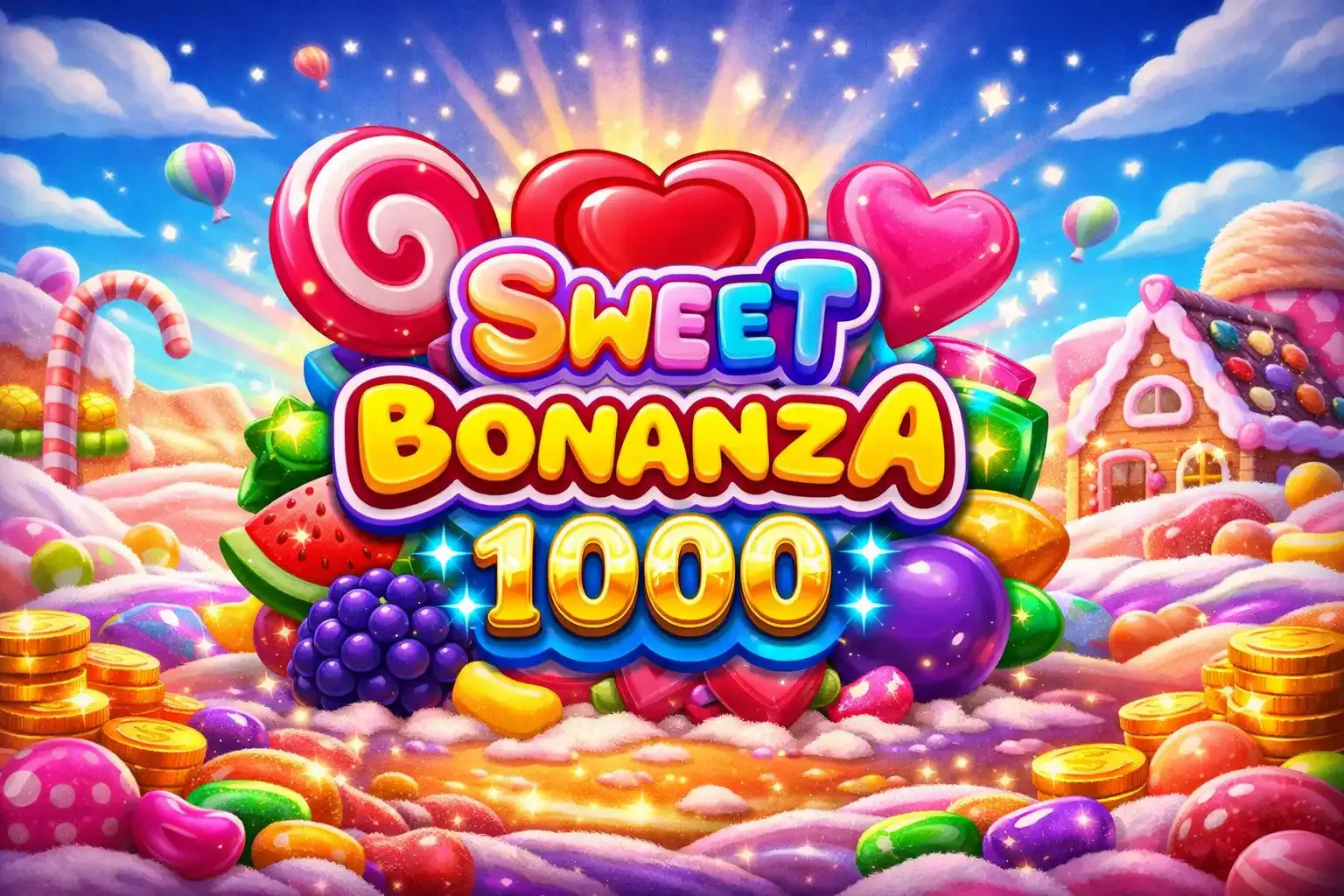 Sweet Bonanza 1000 üçün 40 pulsuz spin